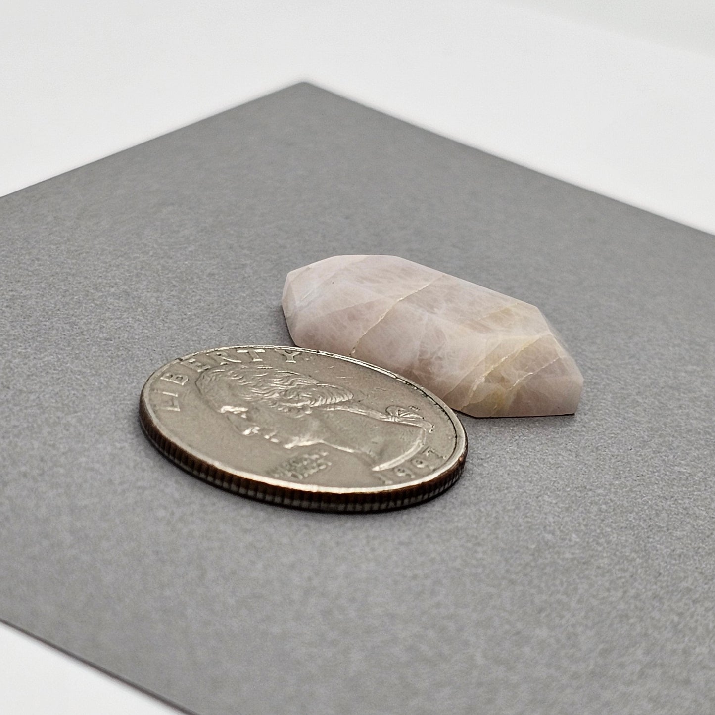 Rose Quartz Geometric Cabochon