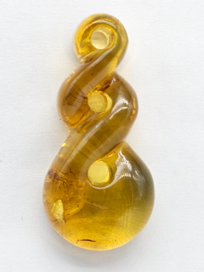 Amber Twist Cabochon