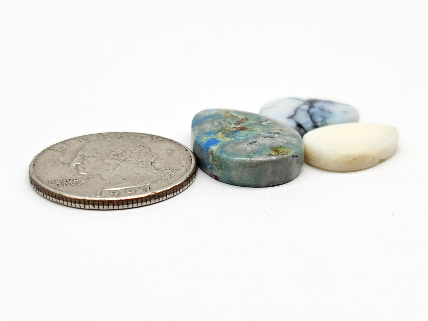 Dark Moon Variscite Cabochon Lot