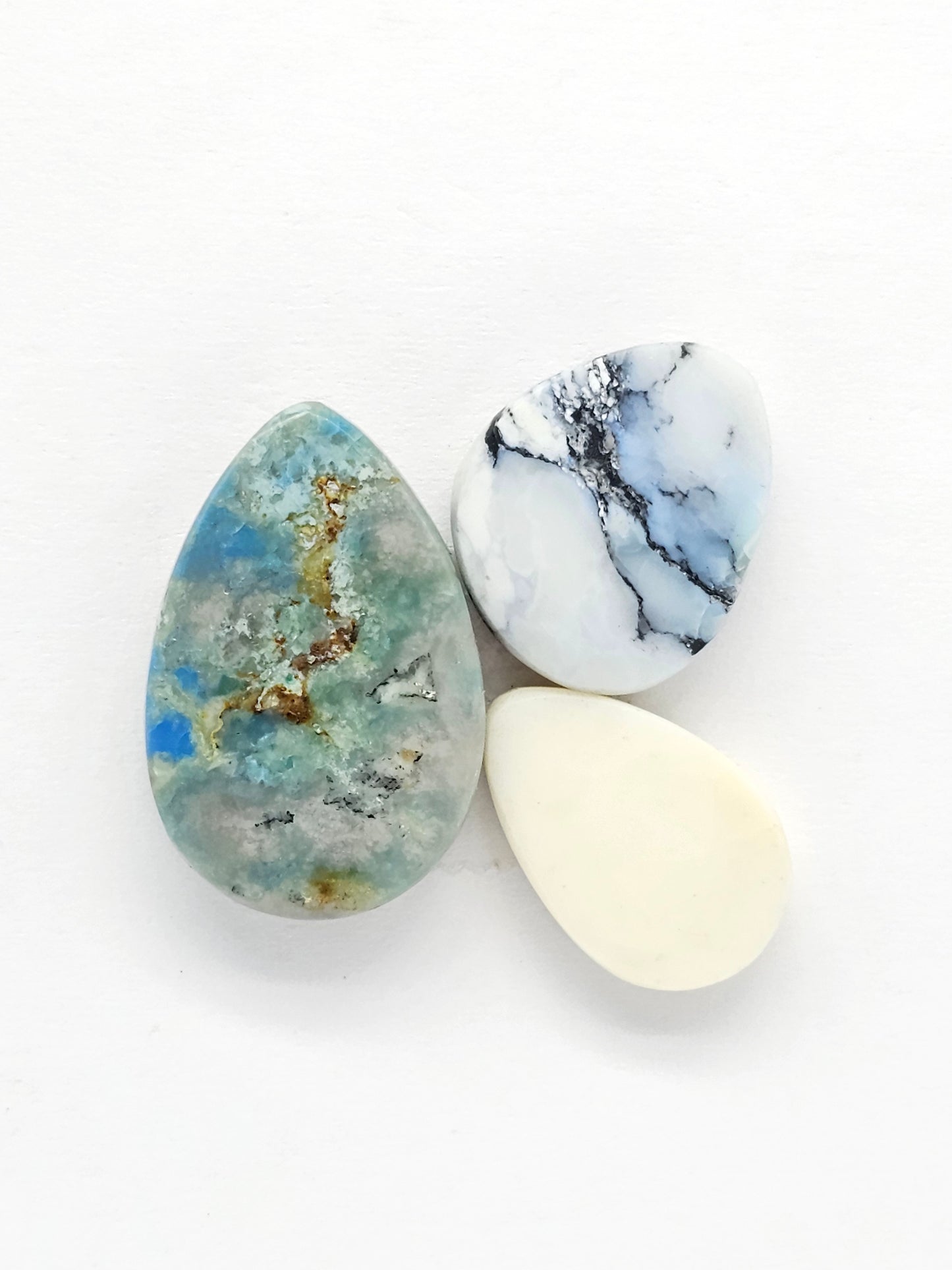 Dark Moon Variscite Cabochon Lot