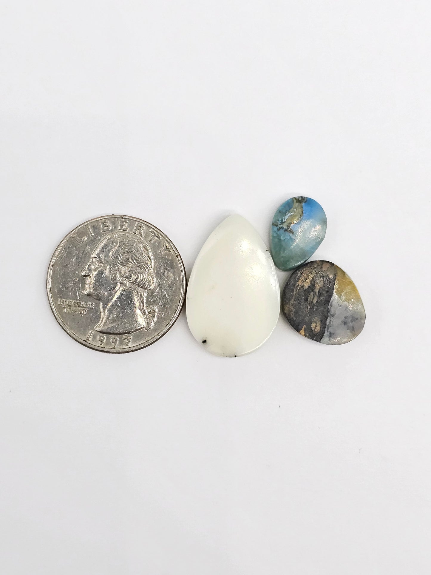 Dark Moon Variscite Cabochon Lot