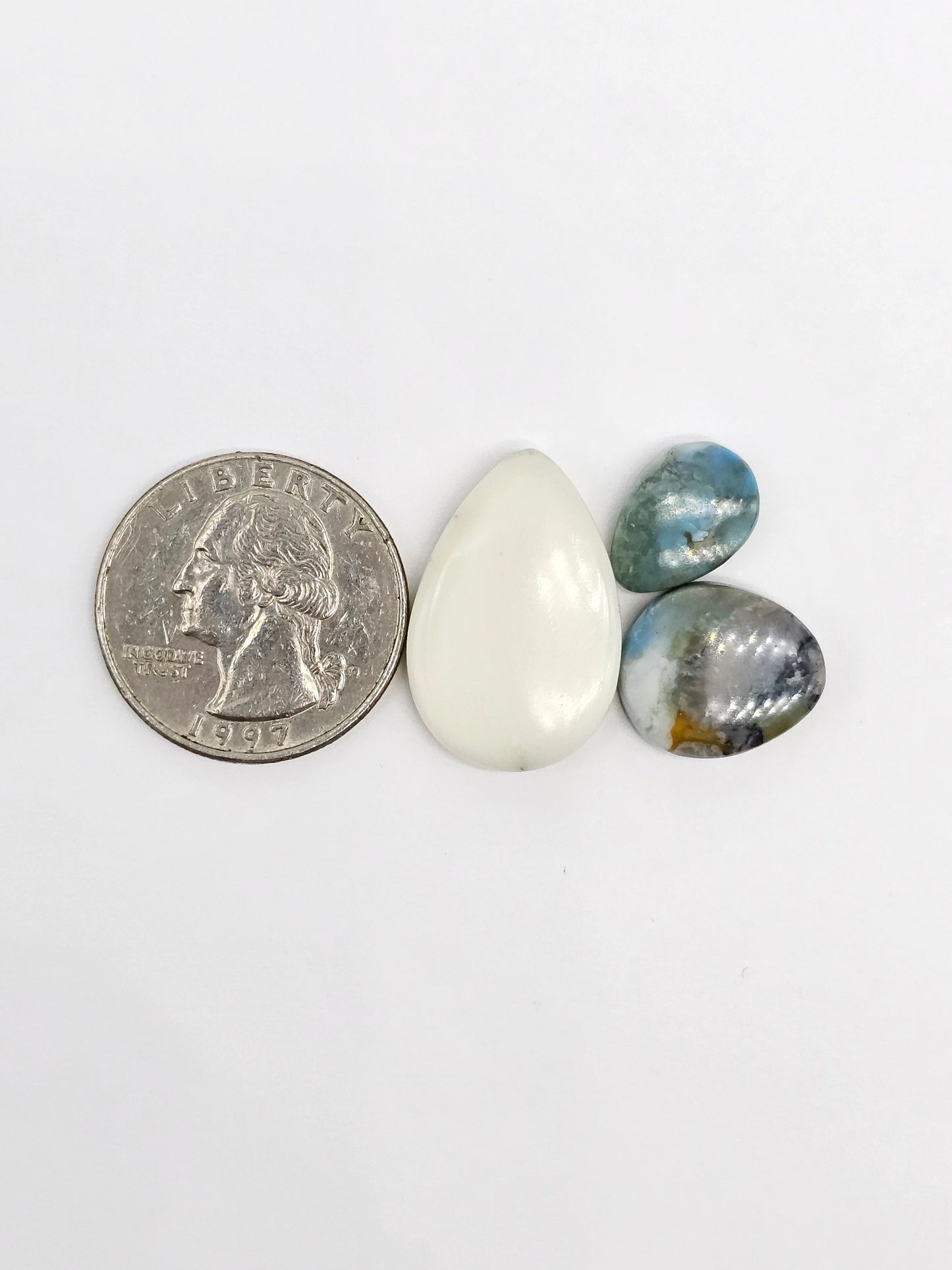 Dark Moon Variscite Cabochon Lot