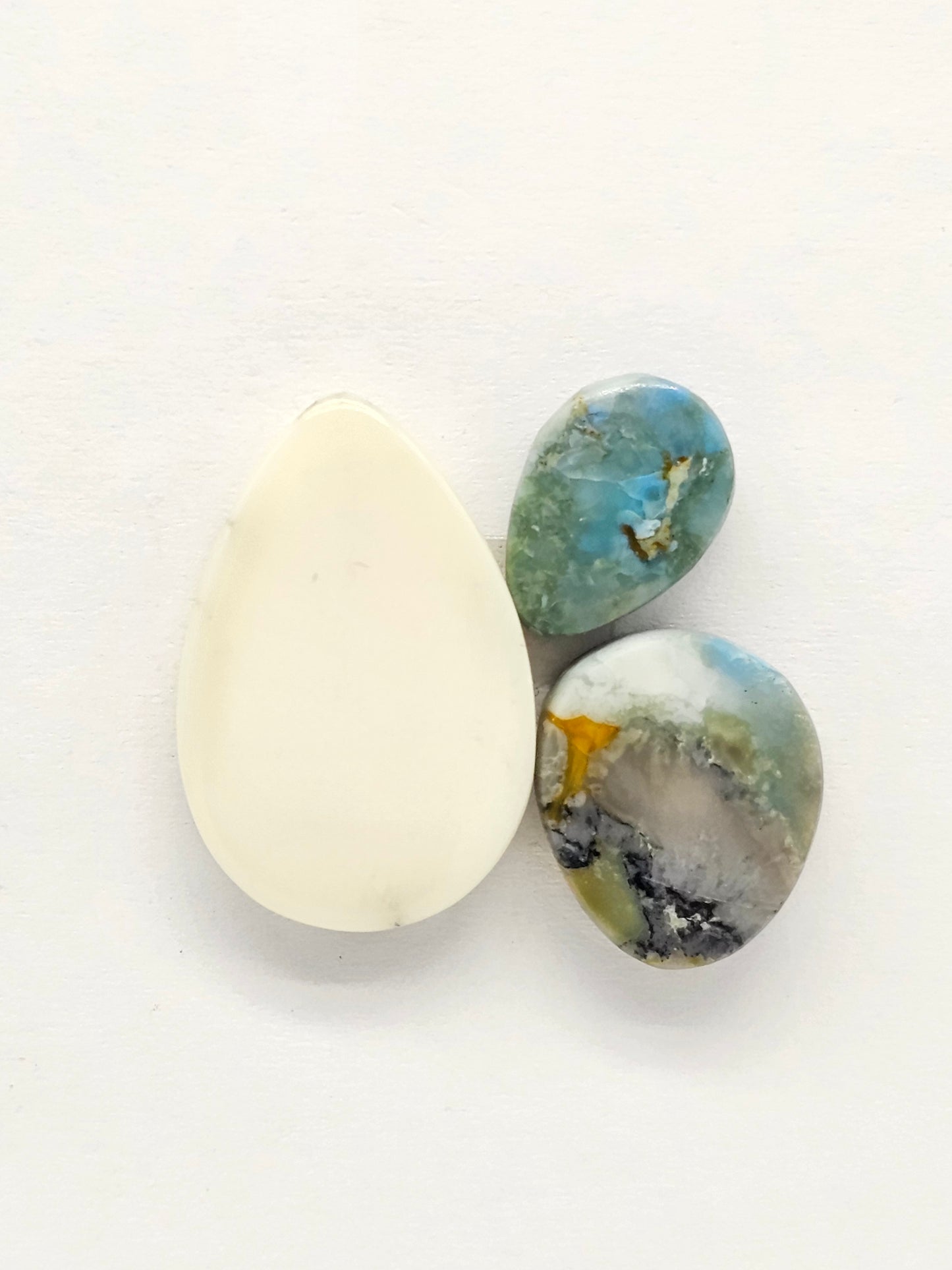 Dark Moon Variscite Cabochon Lot