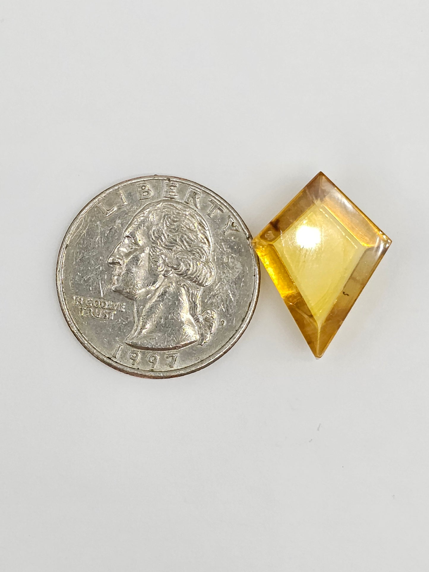 Amber Geometric Cabochon
