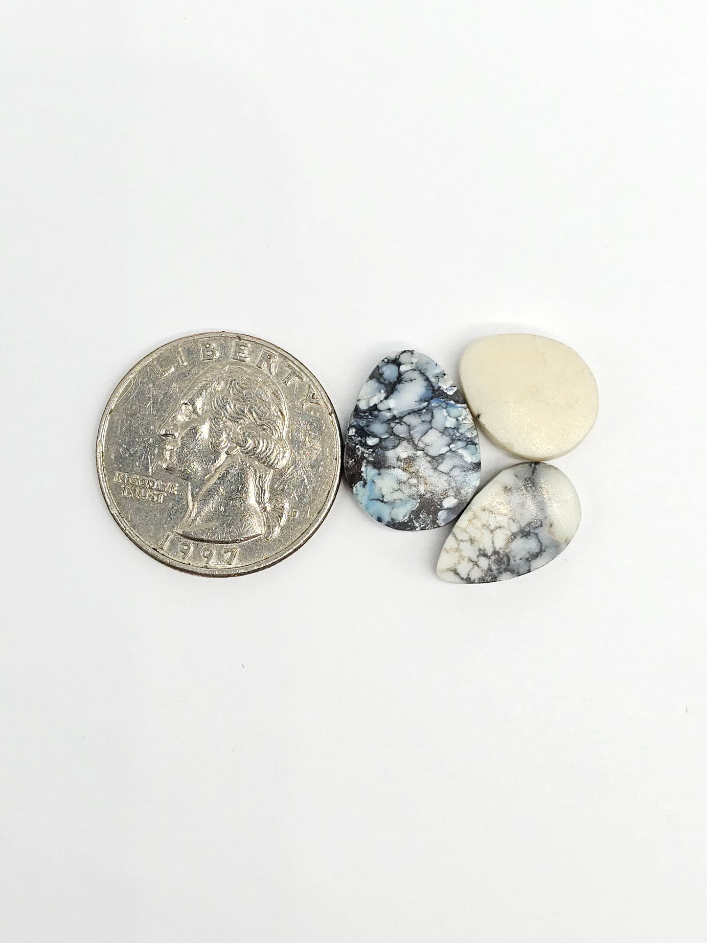 Dark Moon Variscite Cabochon Lot