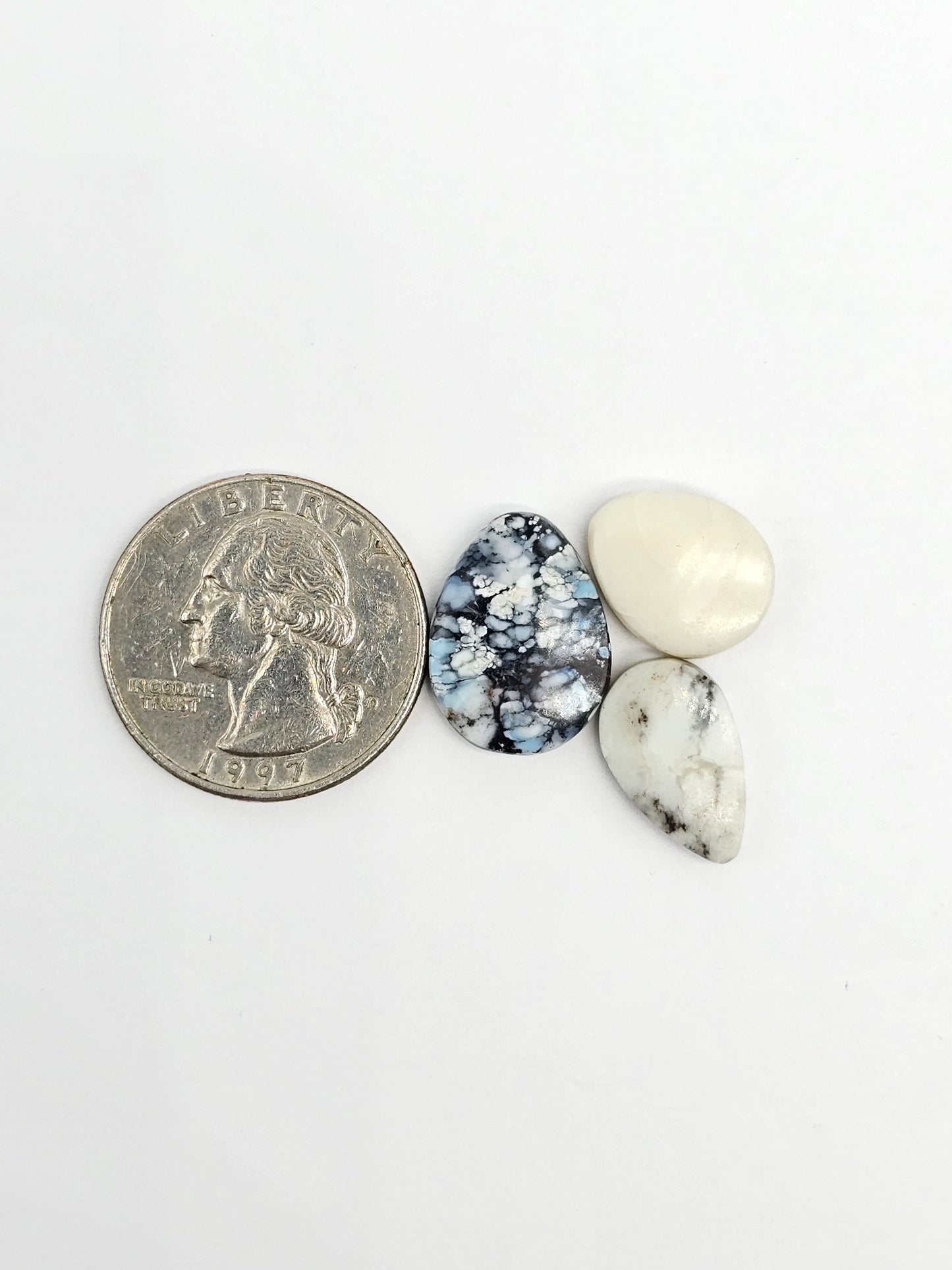 Dark Moon Variscite Cabochon Lot