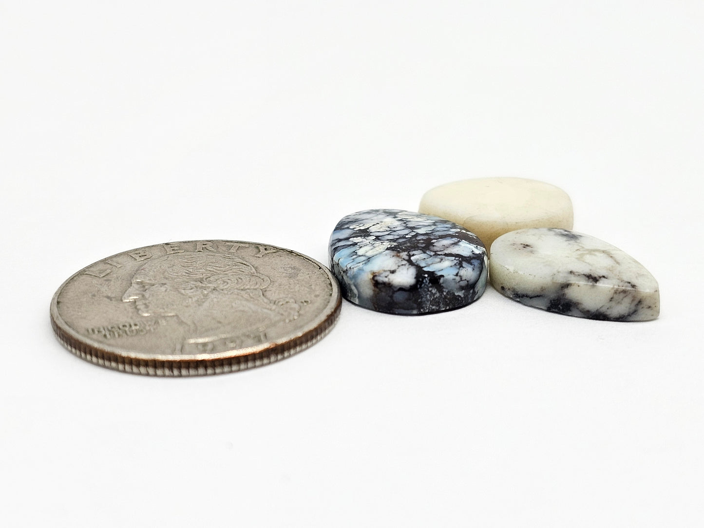 Dark Moon Variscite Cabochon Lot