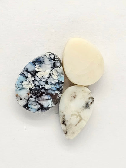 Dark Moon Variscite Cabochon Lot