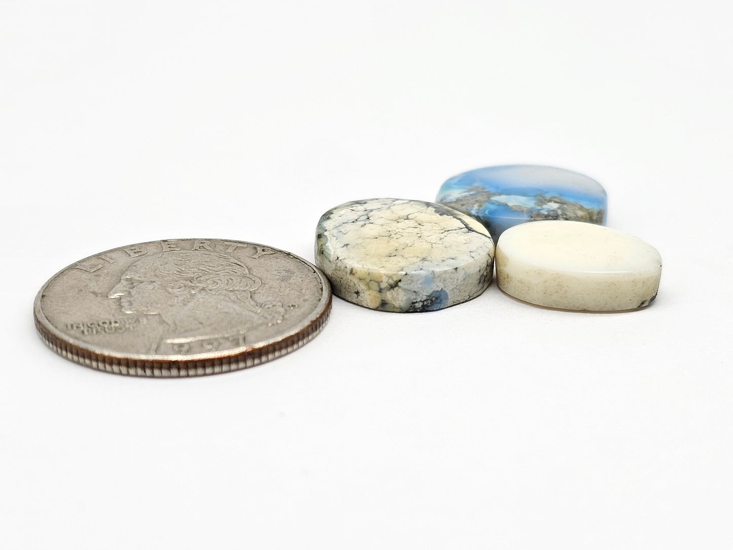Dark Moon Variscite Cabochon Lot