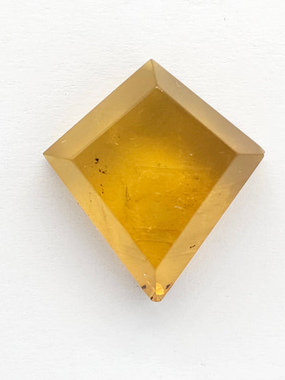 Amber Geometric Cabochon