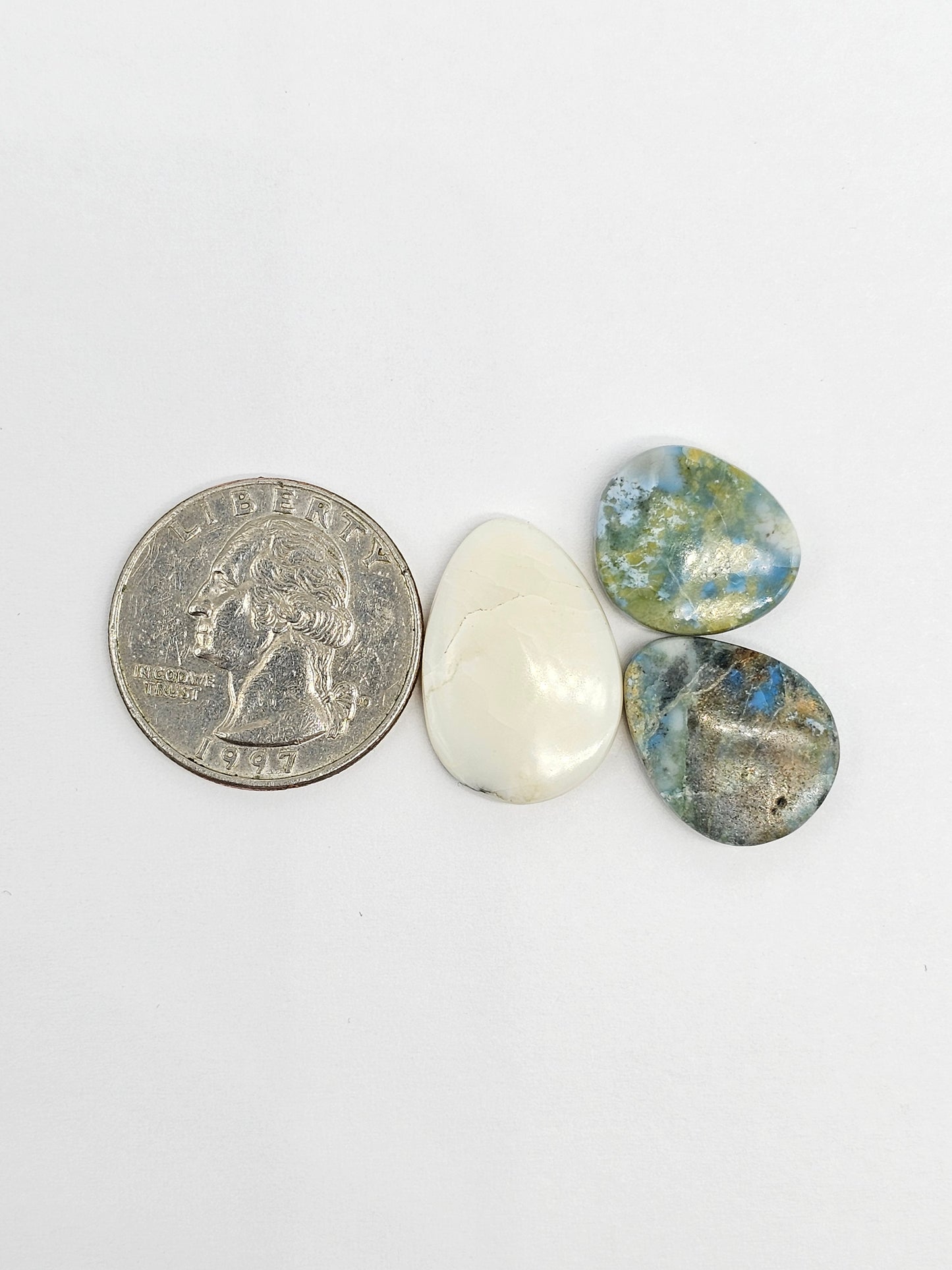 Dark Moon Variscite Cabochon Lot