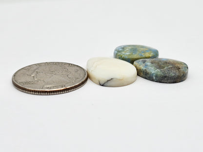 Dark Moon Variscite Cabochon Lot
