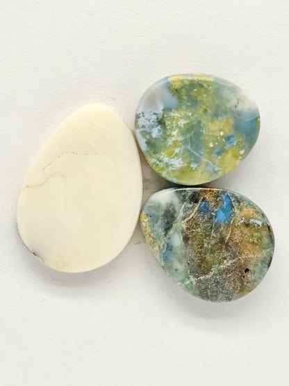 Dark Moon Variscite Cabochon Lot