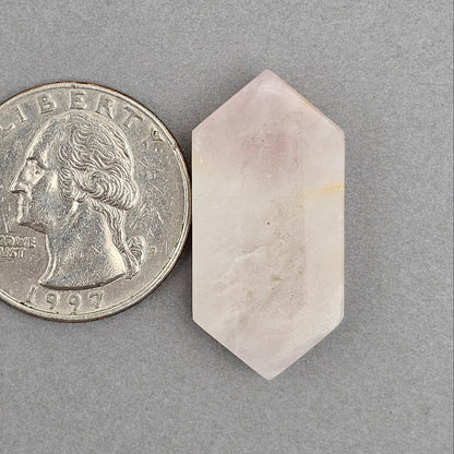 Rose Quartz Geometric Cabochon