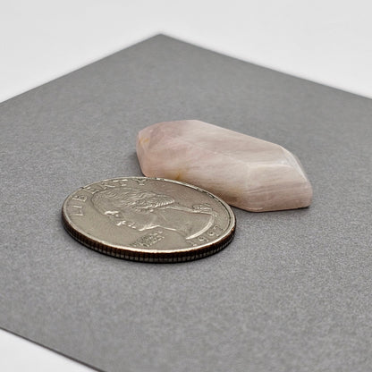 Rose Quartz Geometric Cabochon