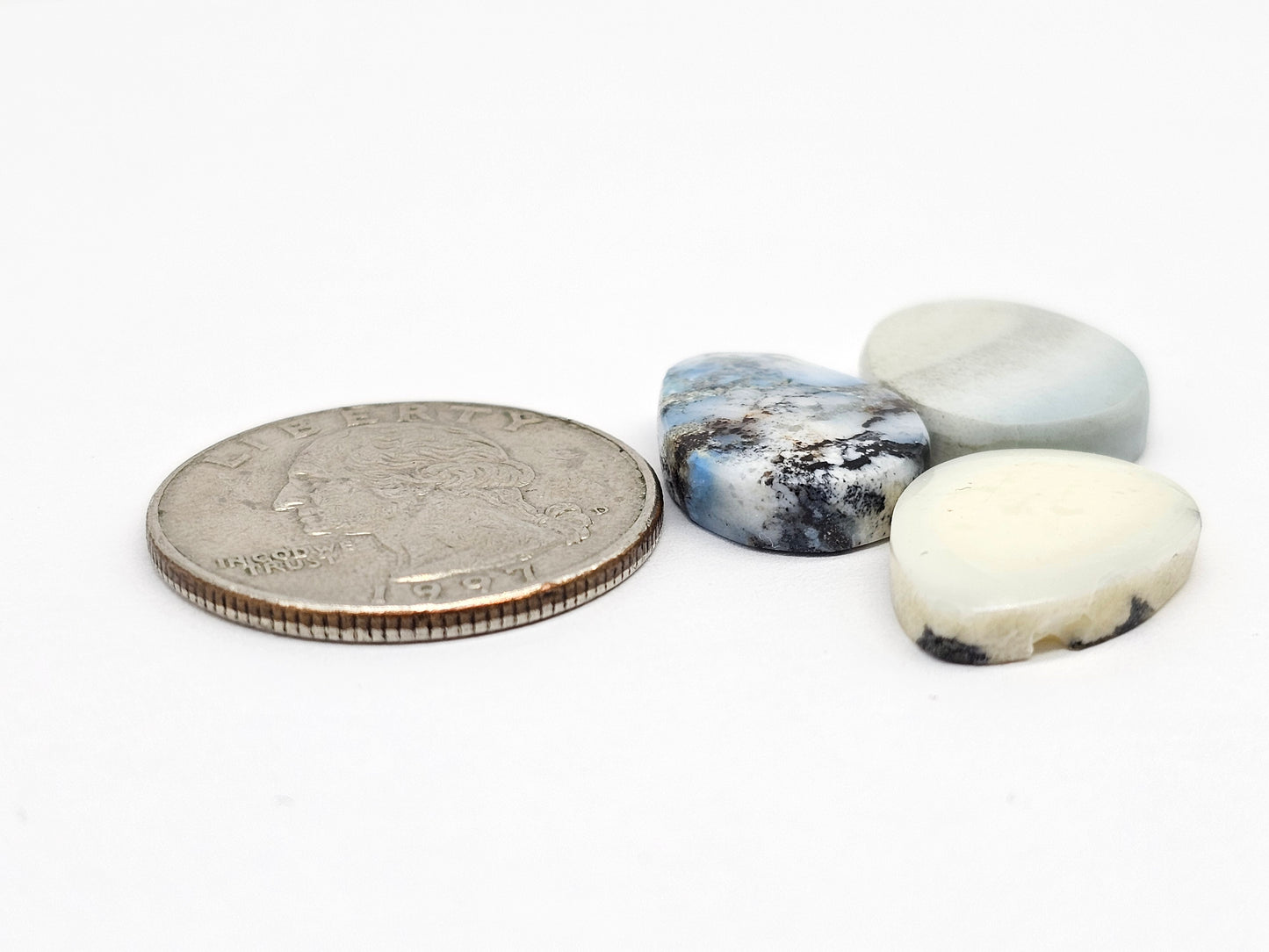 Dark Moon Variscite Cabochon Lot
