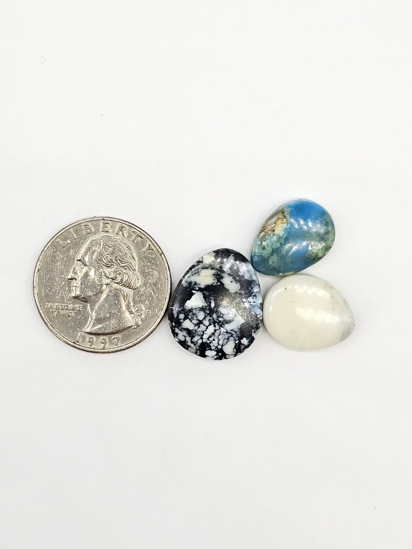 Dark Moon Variscite Cabochon Lot