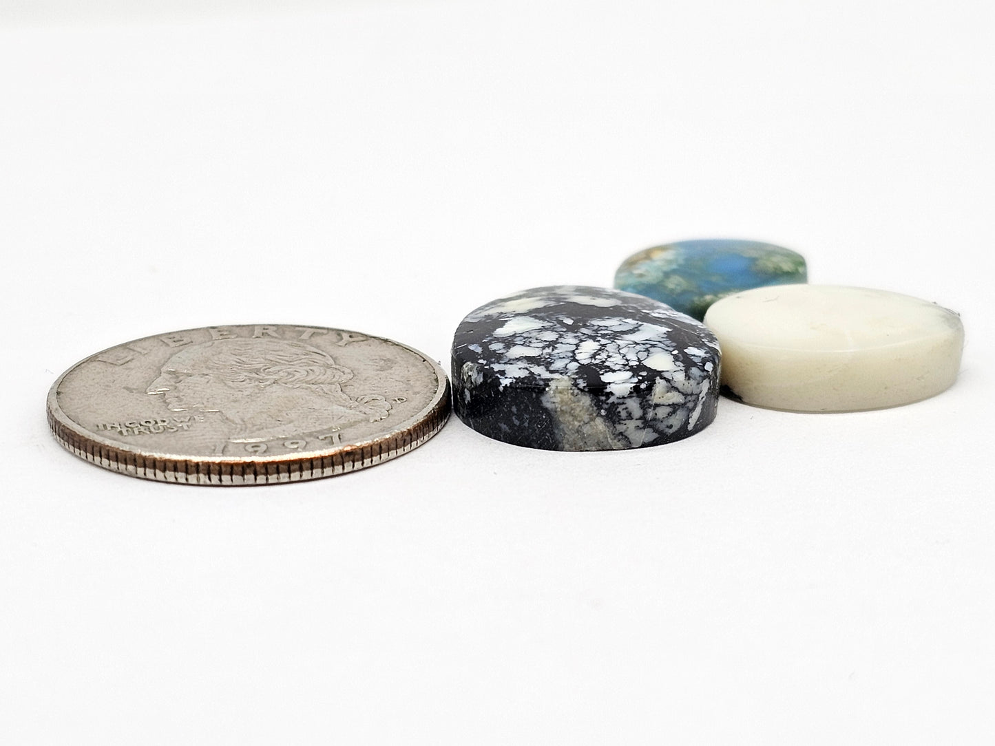 Dark Moon Variscite Cabochon Lot
