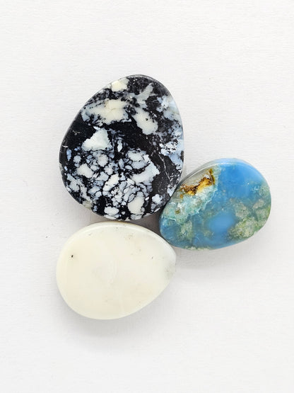 Dark Moon Variscite Cabochon Lot