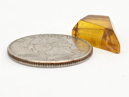 Amber Geometric Cabochon