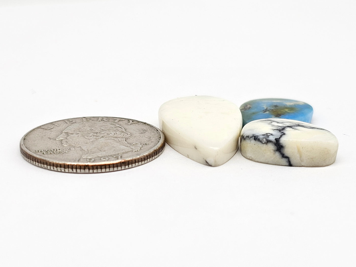 Dark Moon Variscite Cabochon Lot