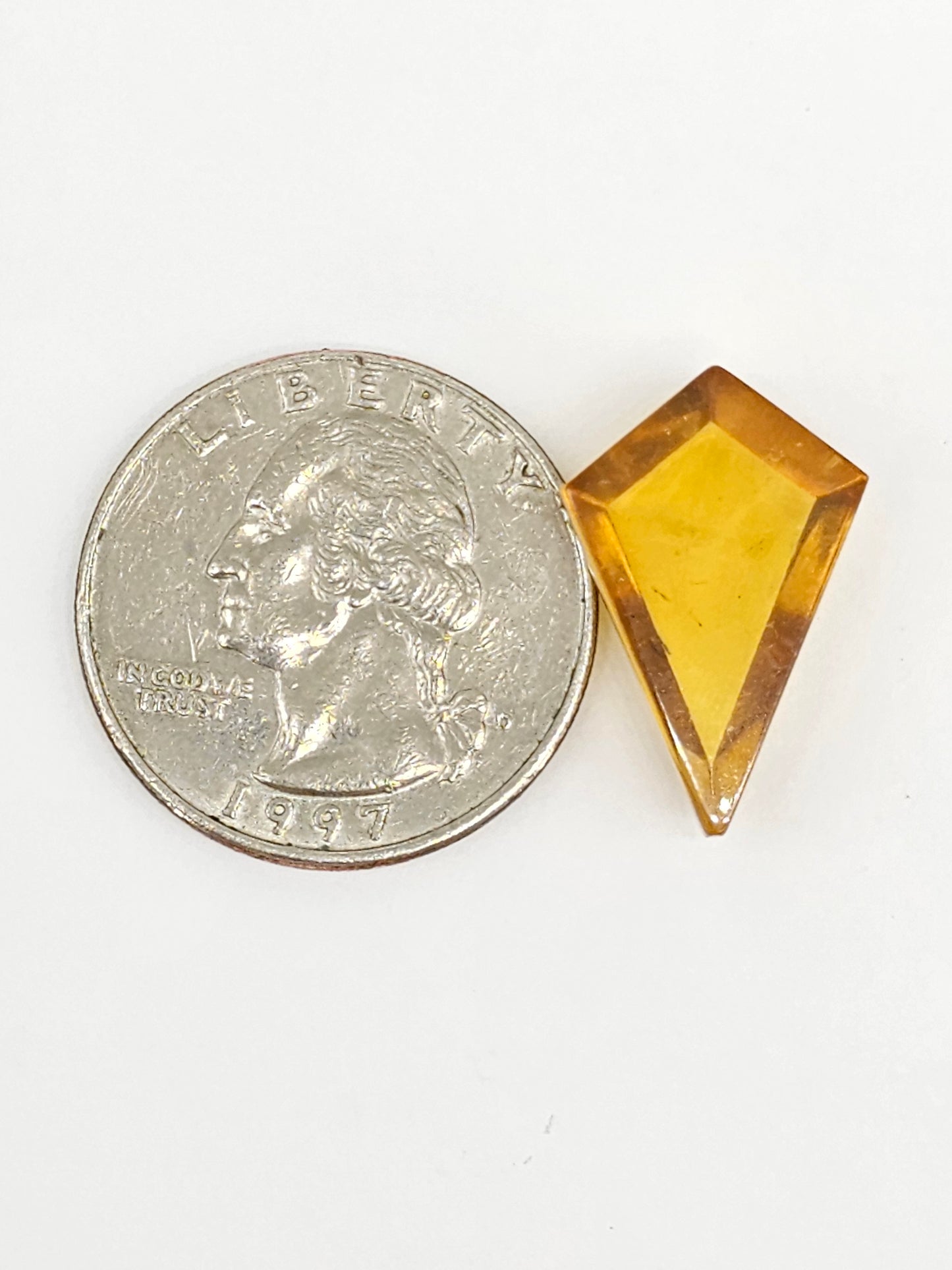 Amber Geometric Cabochon