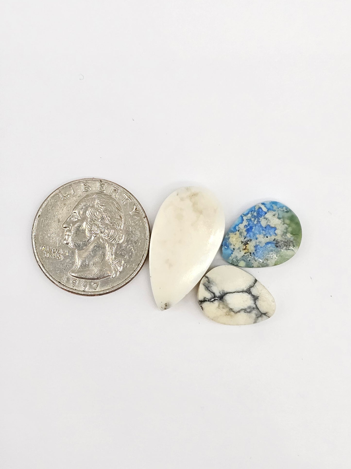 Dark Moon Variscite Cabochon Lot