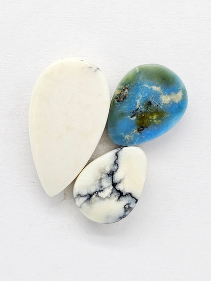 Dark Moon Variscite Cabochon Lot