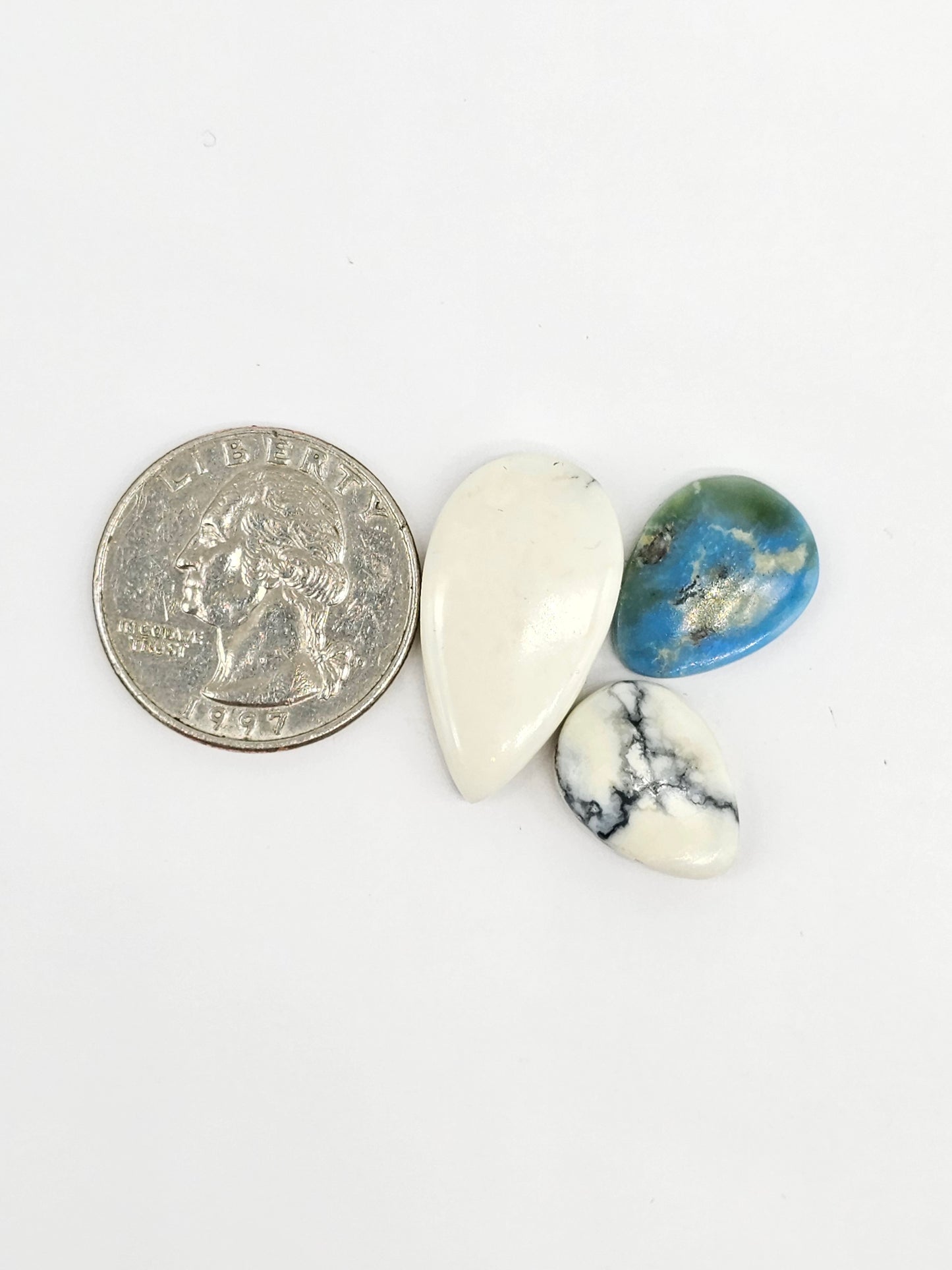 Dark Moon Variscite Cabochon Lot