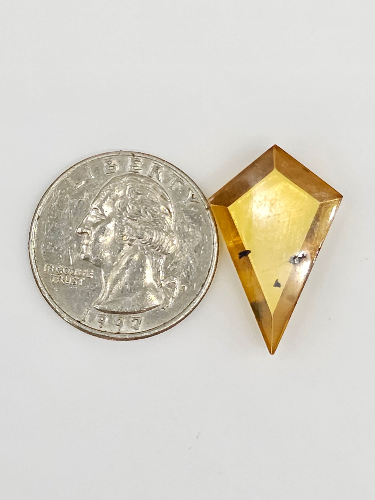 Amber Geometric Cabochon