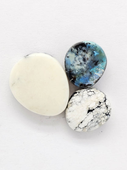 Dark Moon Variscite Cabochon Lot