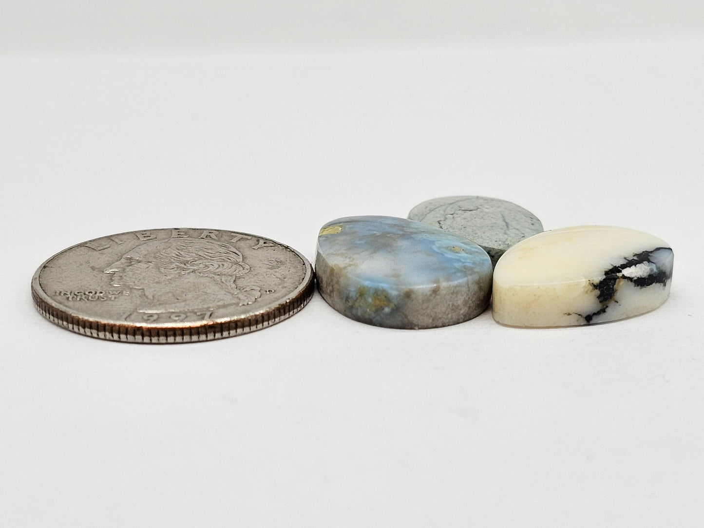 Dark Moon Variscite Cabochon Lot