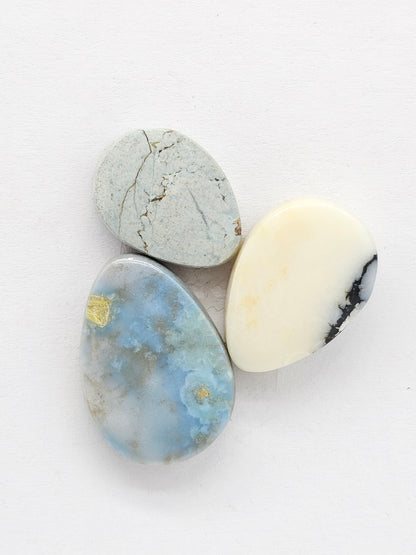 Dark Moon Variscite Cabochon Lot