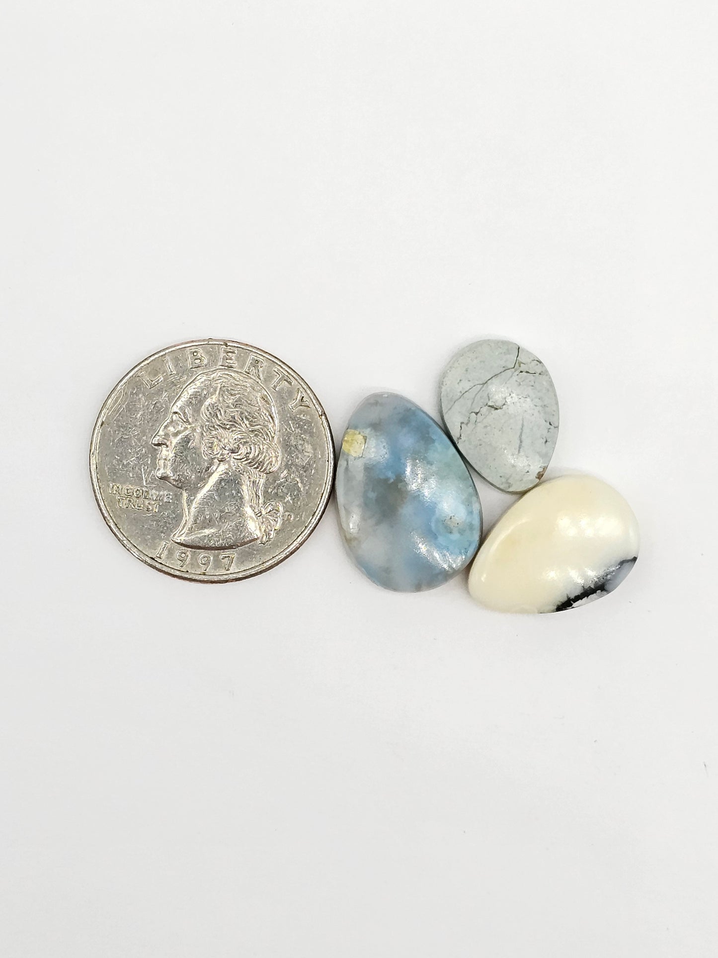 Dark Moon Variscite Cabochon Lot