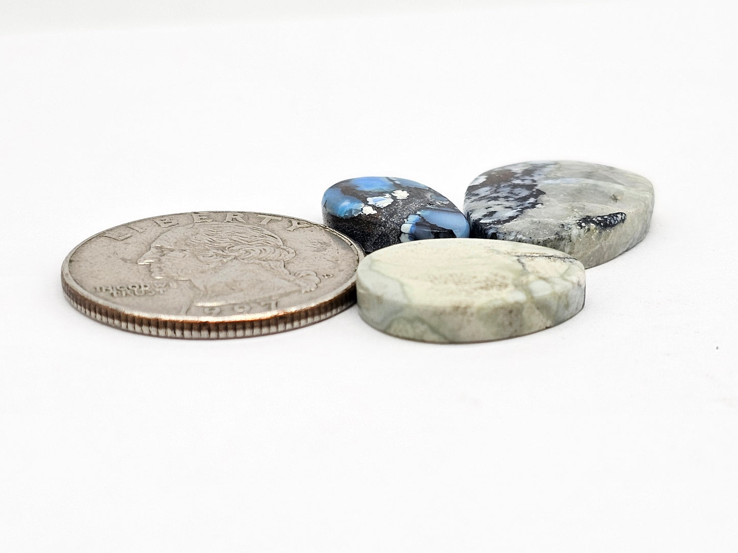 Dark Moon Variscite Cabochon Lot