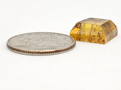 Amber Geometric Cabochon
