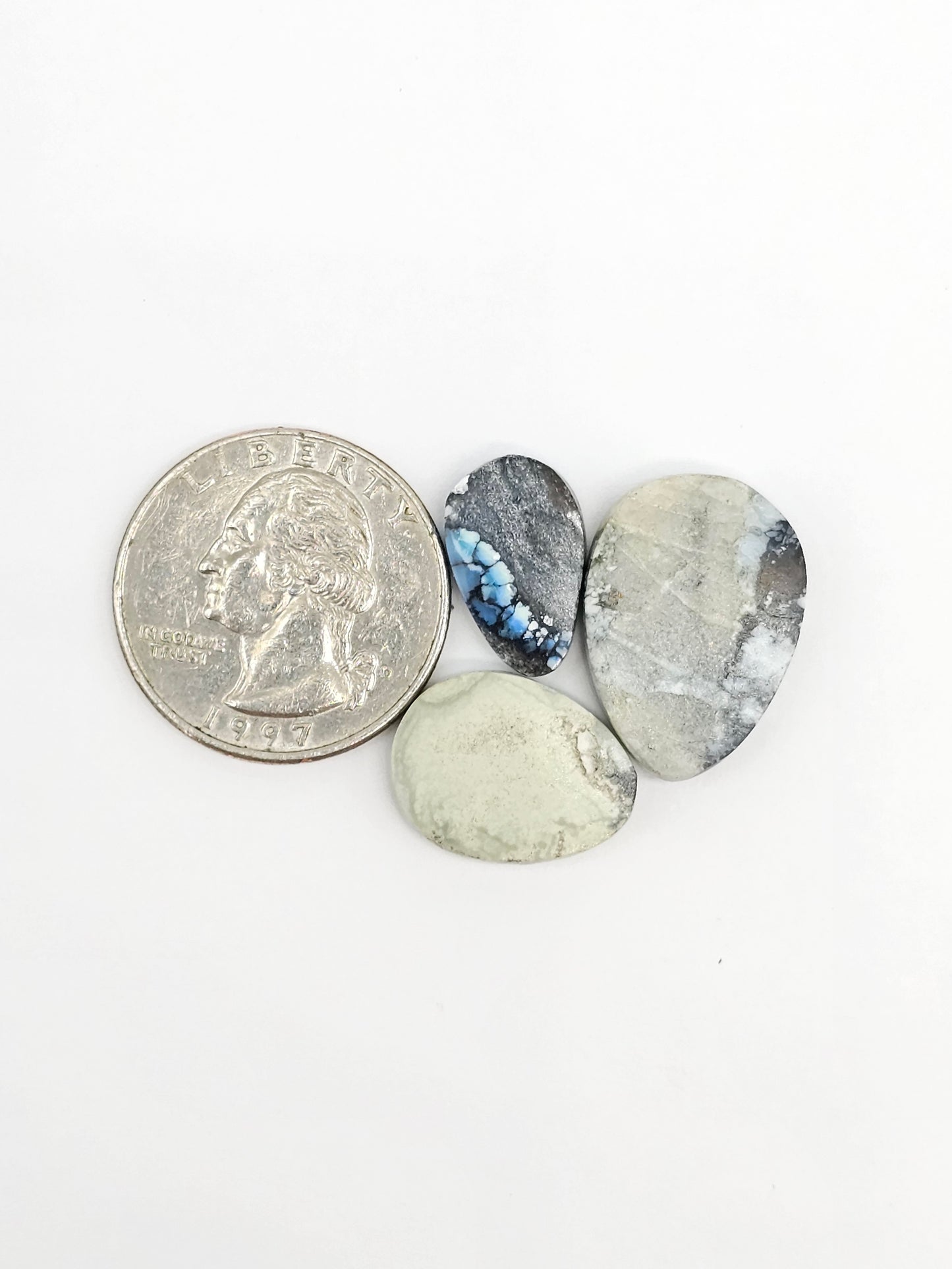 Dark Moon Variscite Cabochon Lot