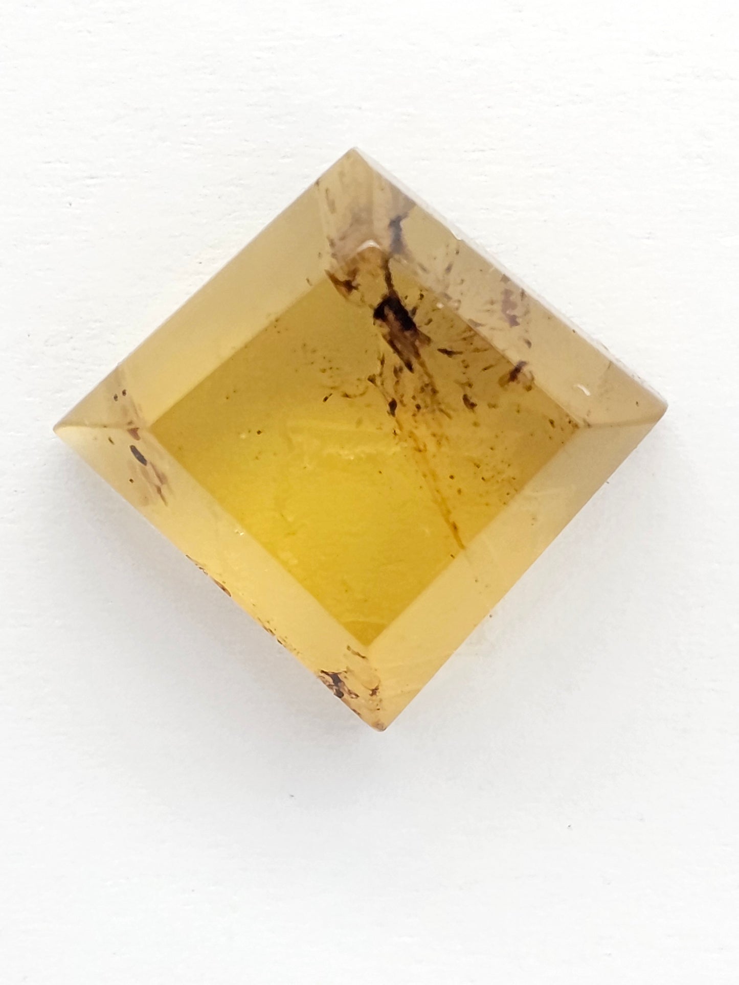 Amber Geometric Cabochon