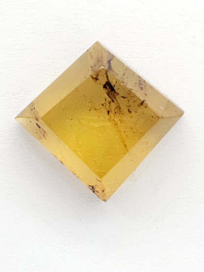 Amber Geometric Cabochon