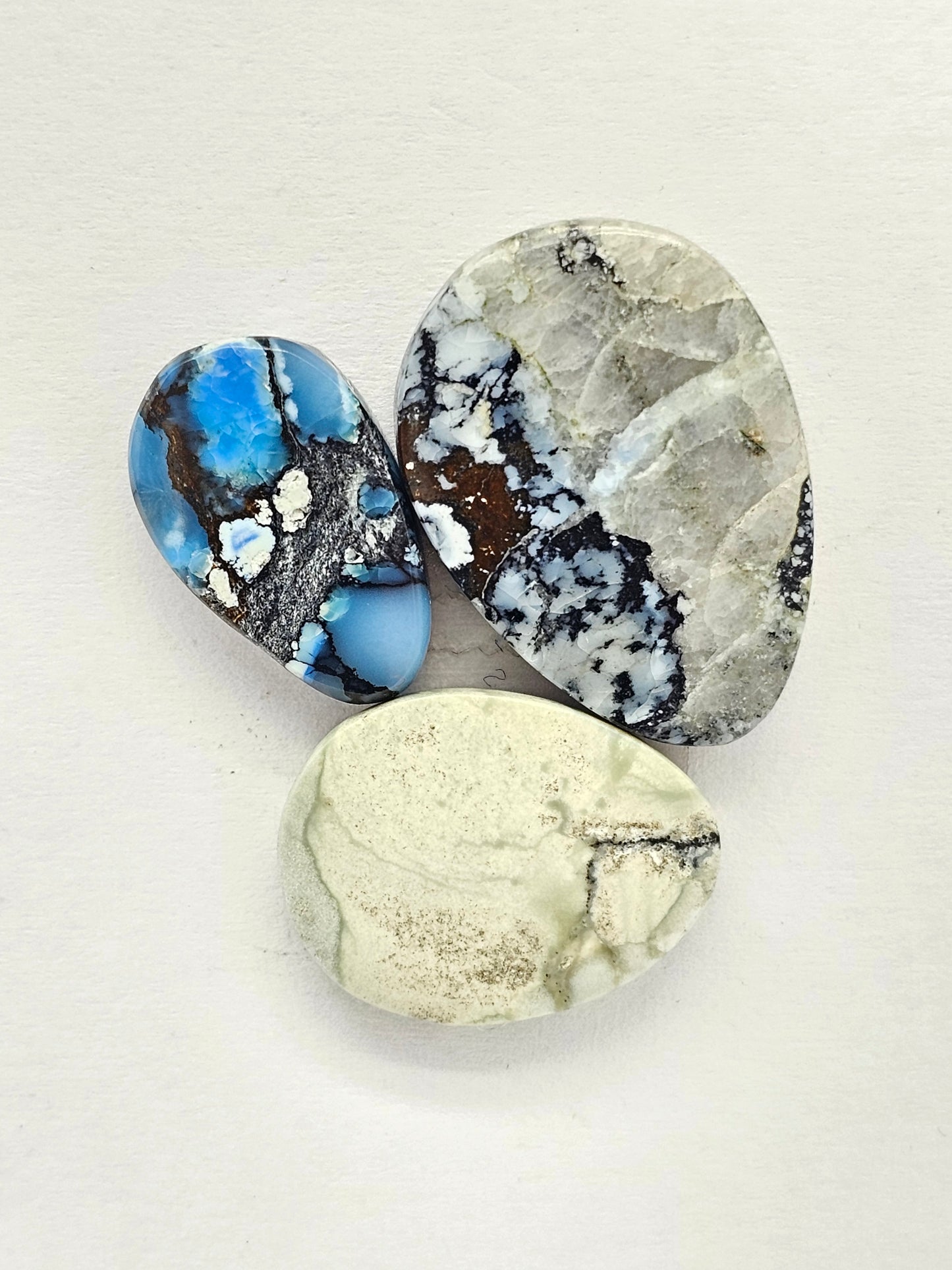 Dark Moon Variscite Cabochon Lot