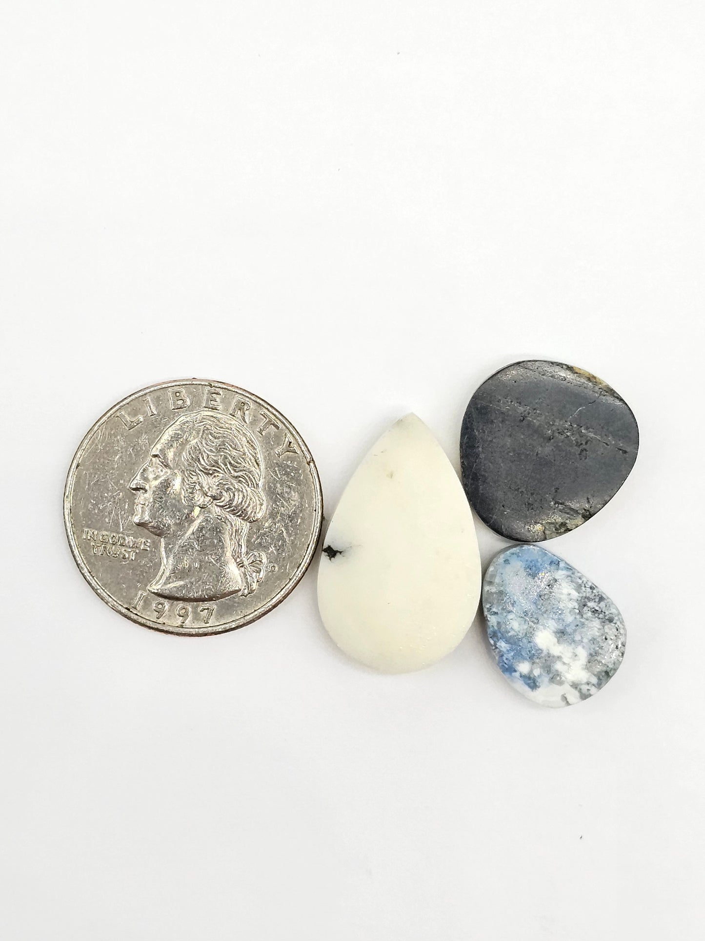 Dark Moon Variscite Cabochon Lot
