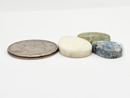 Dark Moon Variscite Cabochon Lot