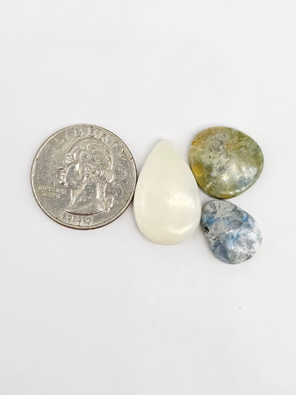 Dark Moon Variscite Cabochon Lot
