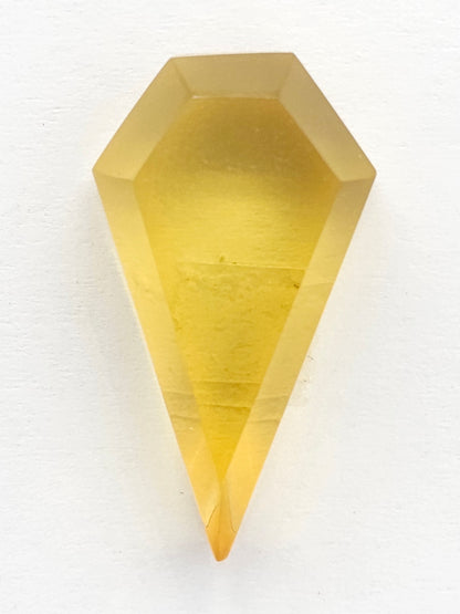 Amber Geometric Cabochon