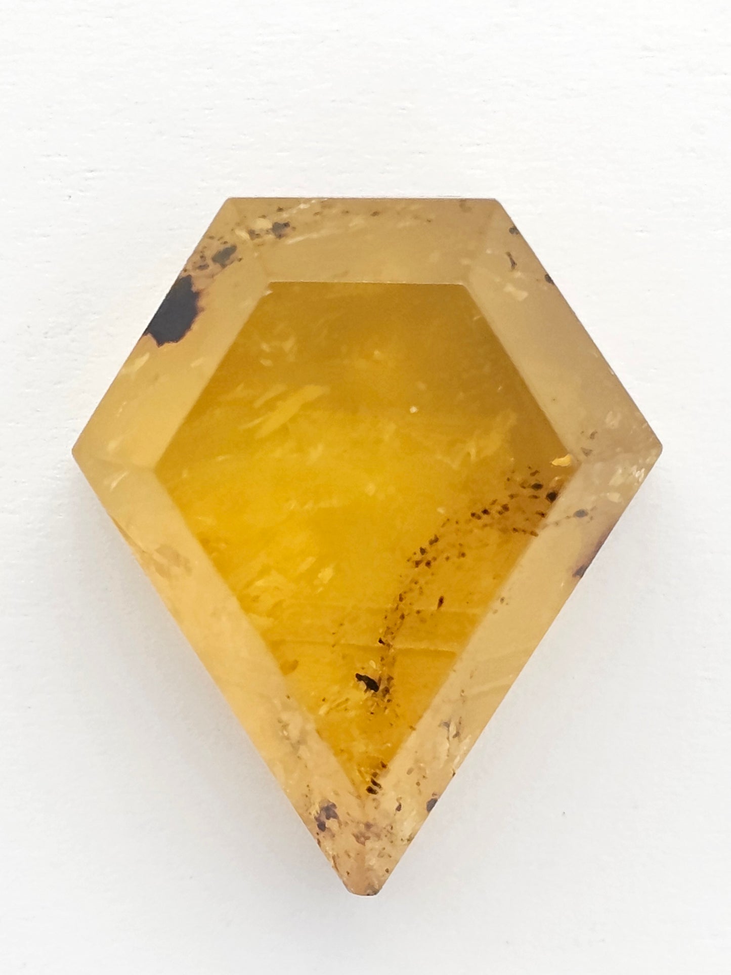 Amber Geometric Cabochon