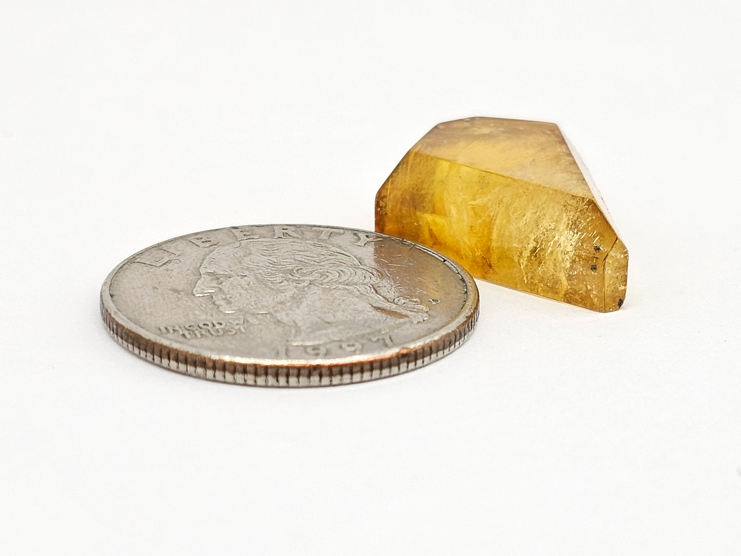 Amber Geometric Cabochon