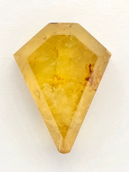 Amber Geometric Cabochon