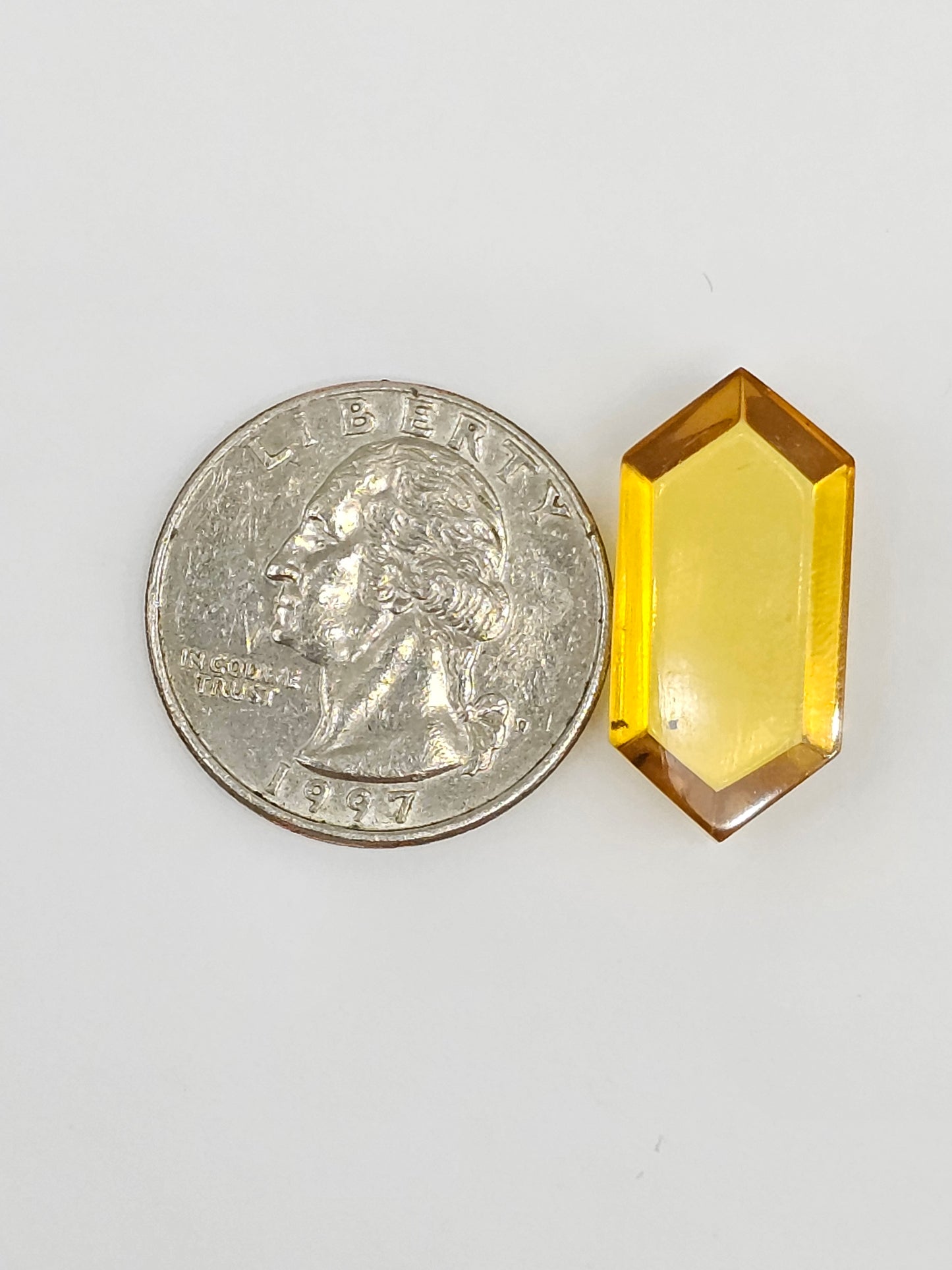 Amber Geometric Cabochon