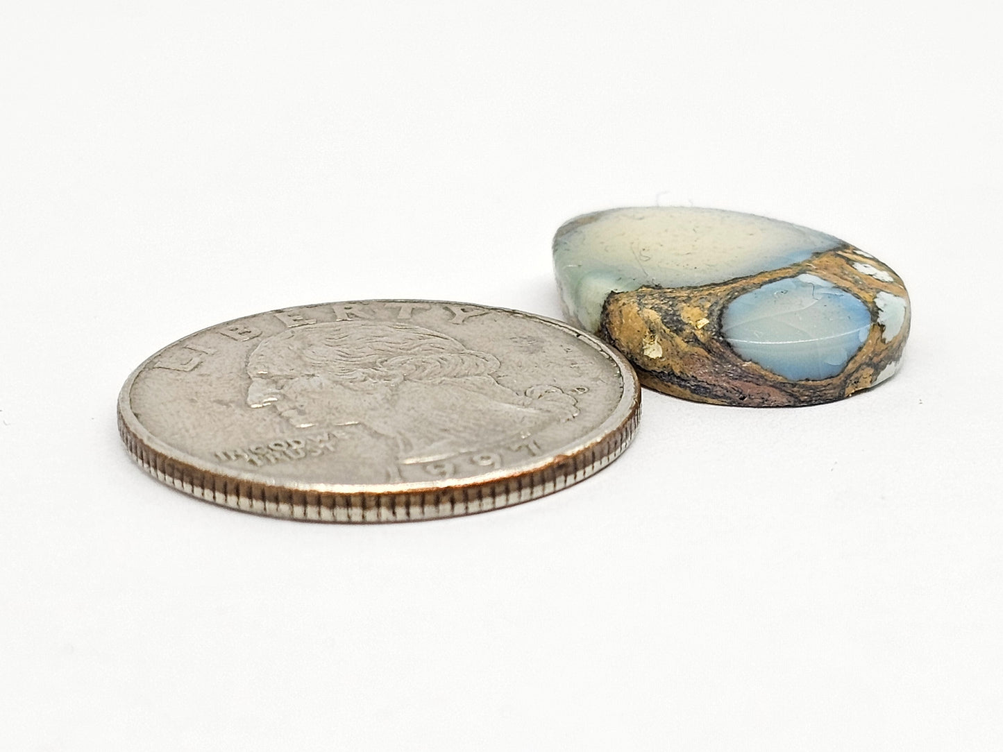 Dark Moon Variscite Cabochon