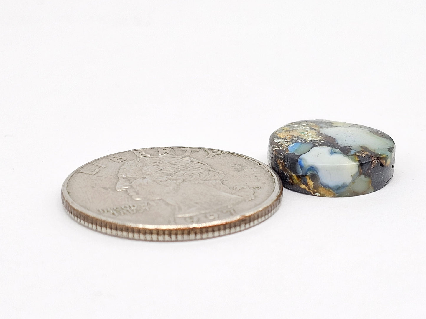 Dark Moon Variscite Cabochon